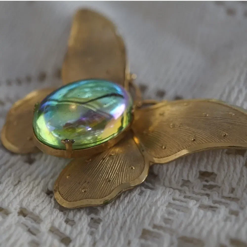 Vintage iridescent aurora